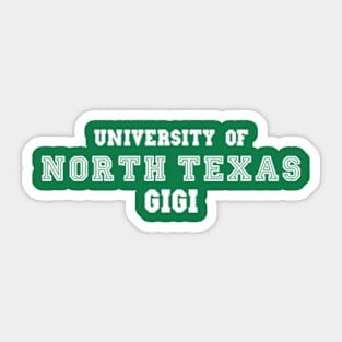 UNT Gigi Sticker